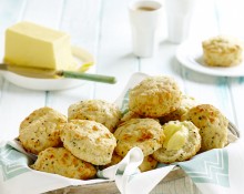 Cheesy Chive and Mustard Scones