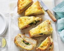 The Ultimate Ham, Cheese and Spinach Breakfast Loaf