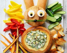 Easter Bunny Cob with Egg Salad