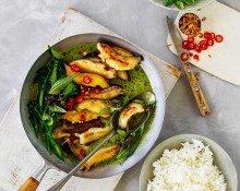Easy As Australian Abalone in Green Curry