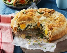 Egg Pie with Silverbeet and Ricotta