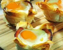 Egg and Bacon Pies