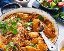 Indian Chicken Curry and Rice Casserole