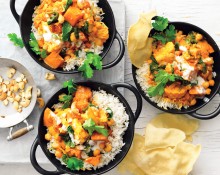 Kumara, Cauliflower and Cashew Korma Curry