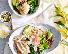 Sesame Chicken and Brown Rice Salad Bowl