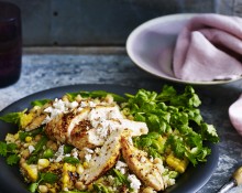 Moroccan Style Chicken Warm Salad