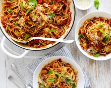 Mushroom Spaghetti Bolognese