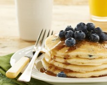 Gluten Free Blueberry Pancakes