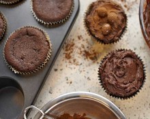 Chocolate on Chocolate Cup Cakes