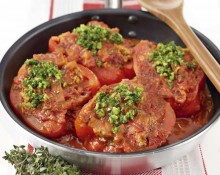 Braised Smoked Pork and Veal Capsicums
