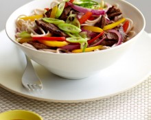 Lamb Stir-Fry with Capsicum, Onions and Ginger