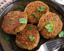 Spiced Lentil and Chickpea Patties