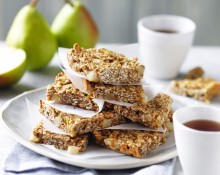 Pear and Oat Slice