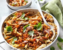 Healthy Beef and Lentil Bolognese