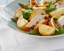 Potato Salad with Chicken and Asparagus