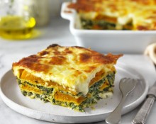 Roasted Pumpkin and Spinach Lasagne