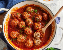 Porcupine Meatballs in Tomato Soup