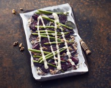 Roasted Beetroot and Asparagus Salad