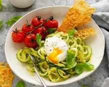 Zoodles and Egg Salad