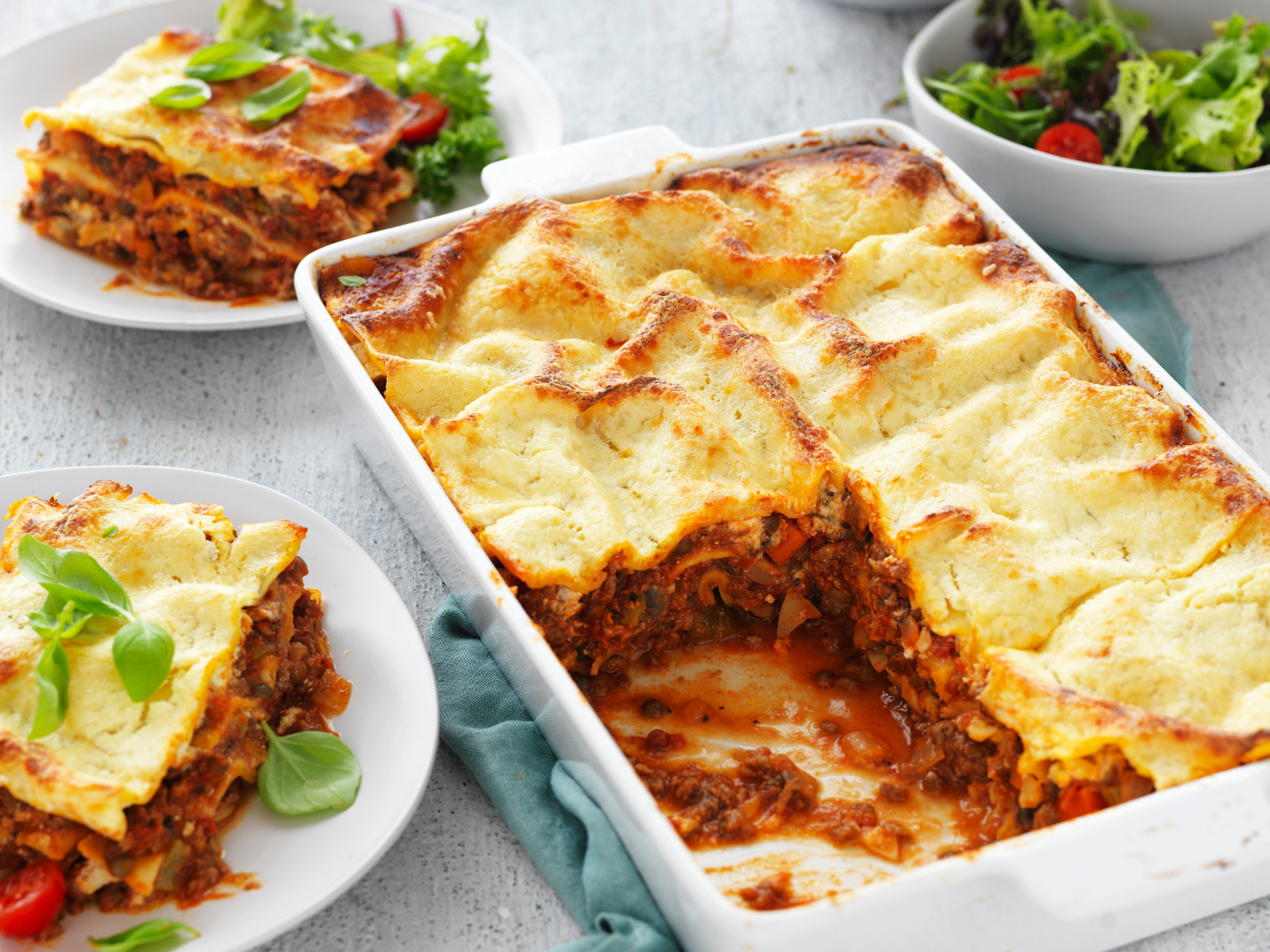 Lasagne with Ricotta Cheese Sauce Recipe | myfoodbook | Healthy Homemade  Lasagne