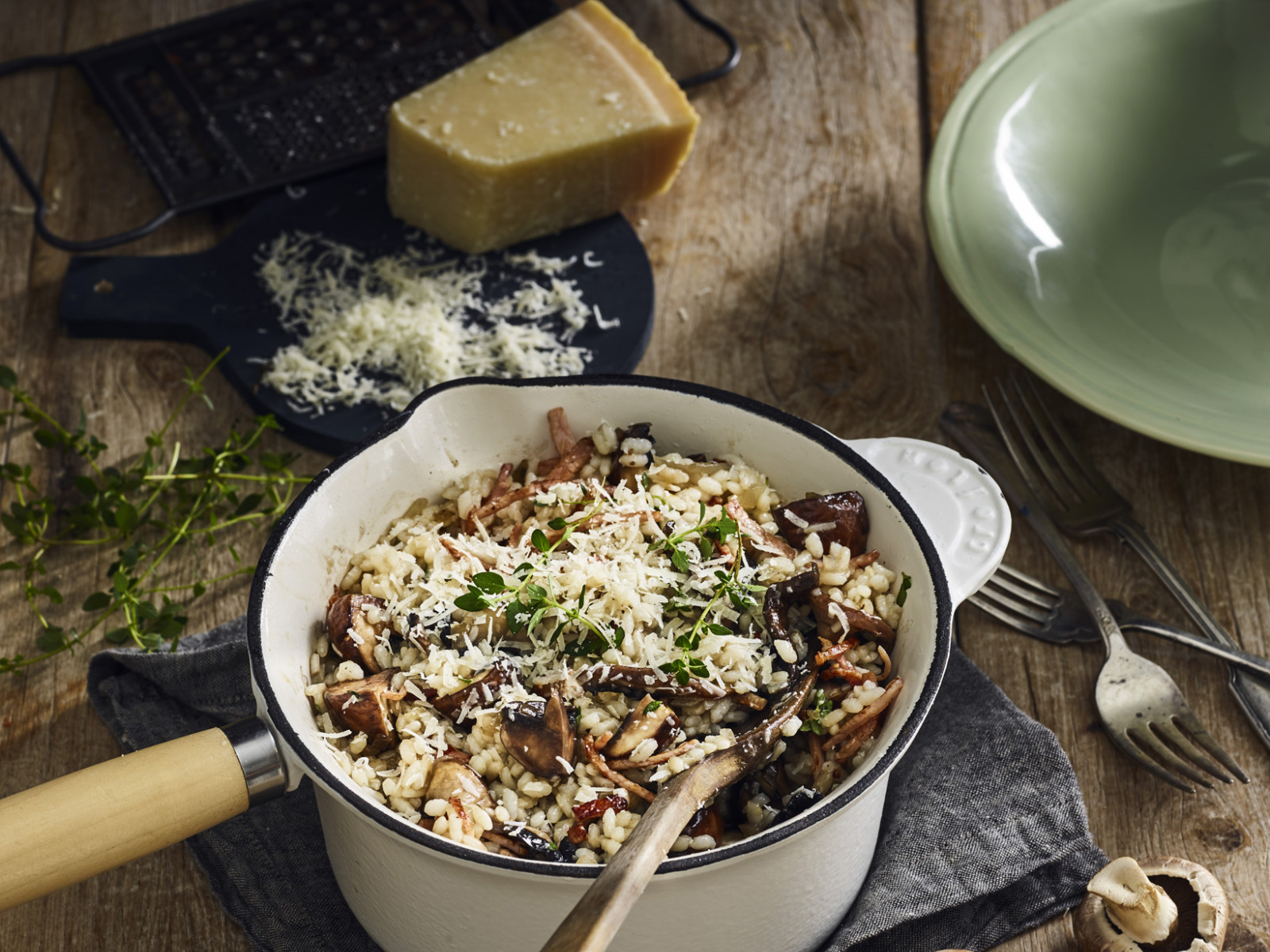 Mushroom Risotto Recipe (One Pan) - Momsdish