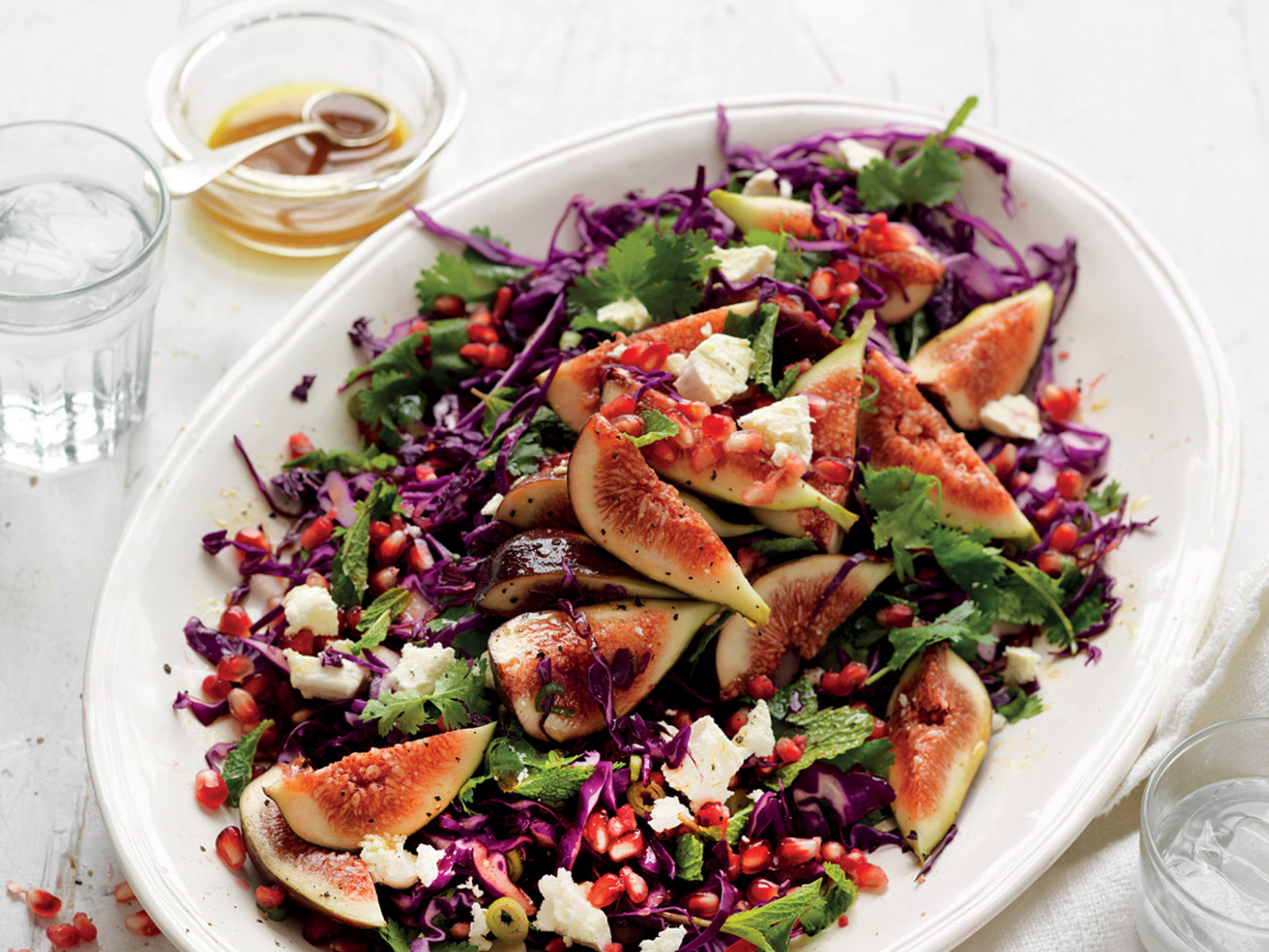 Red Cabbage and Pomegranate Salad myfoodbook