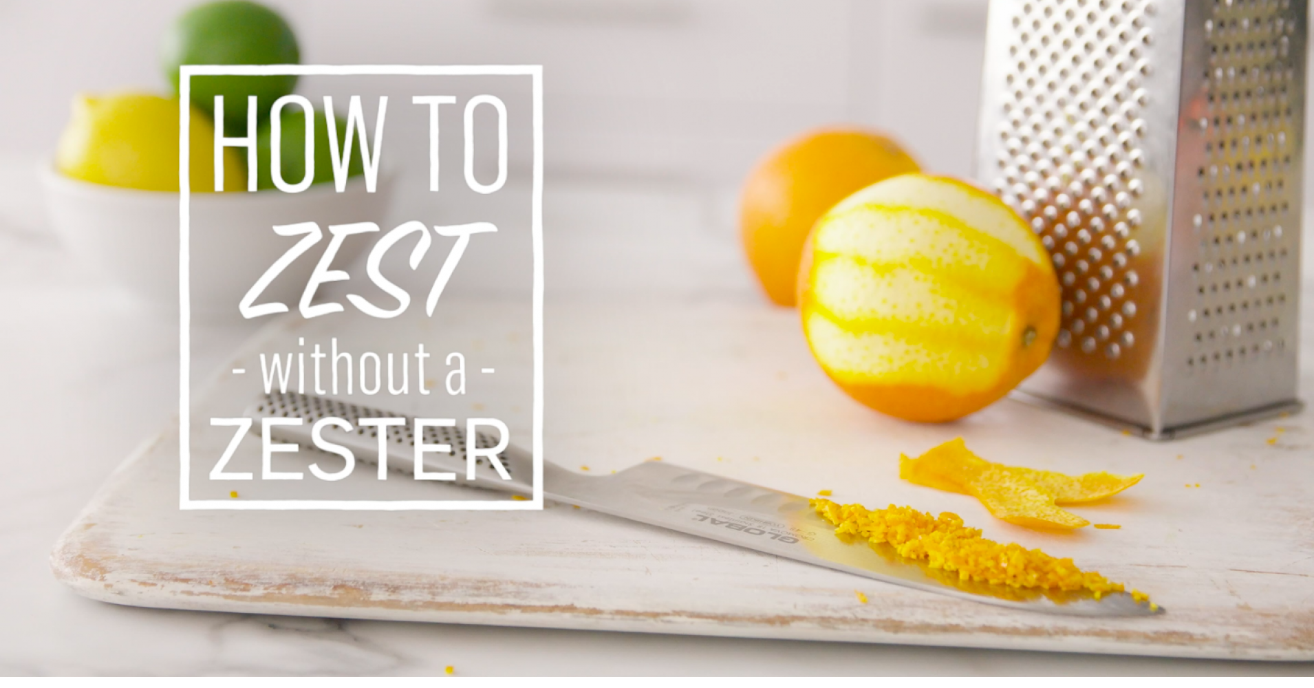 How to zest without a zester or grater, Cook Free Recipes from Australia's  Best Brands