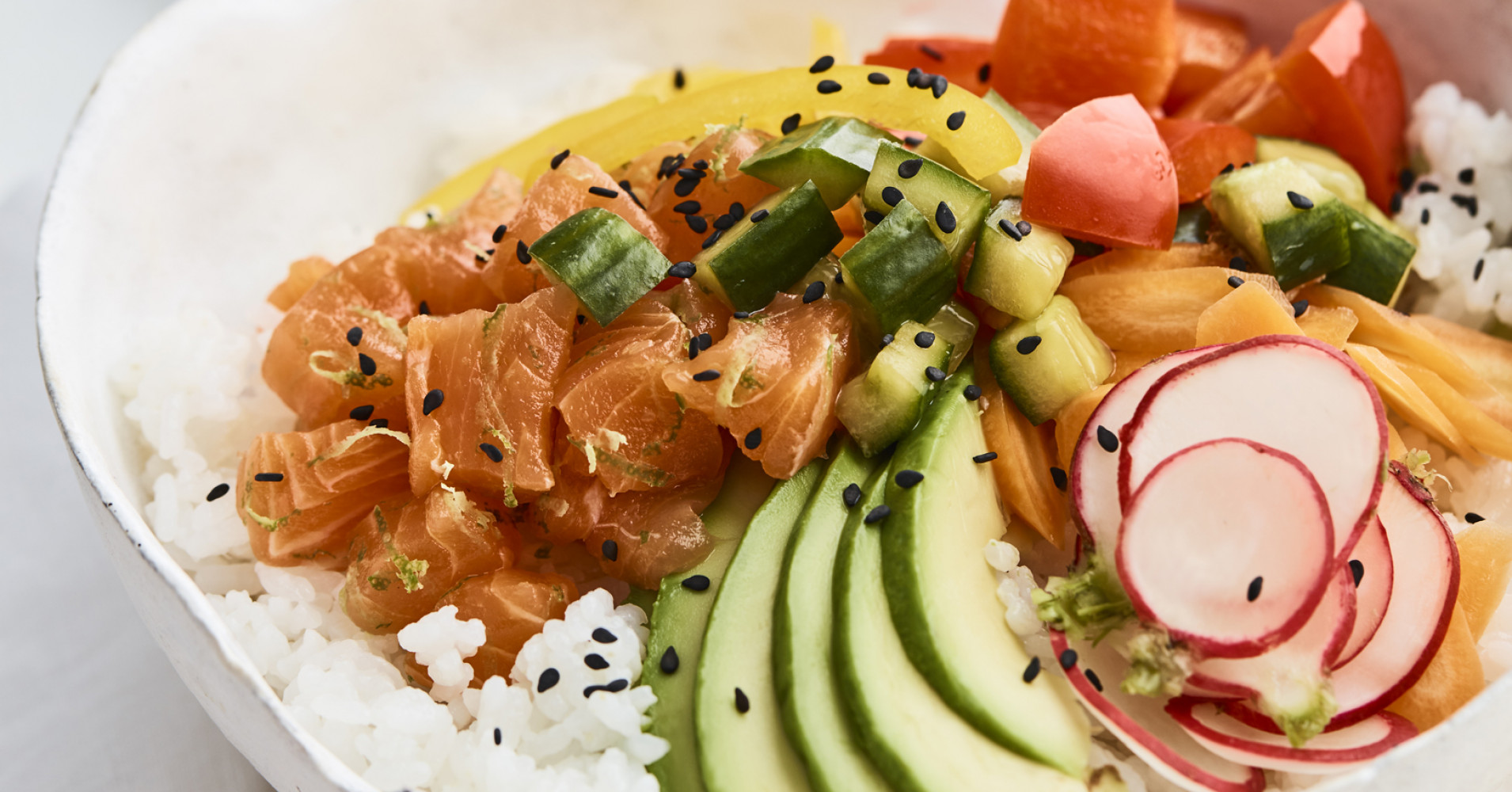 Avo Little Poke Recipe | myfoodbook | Good Fat Restaurant Poke Bowl recipe