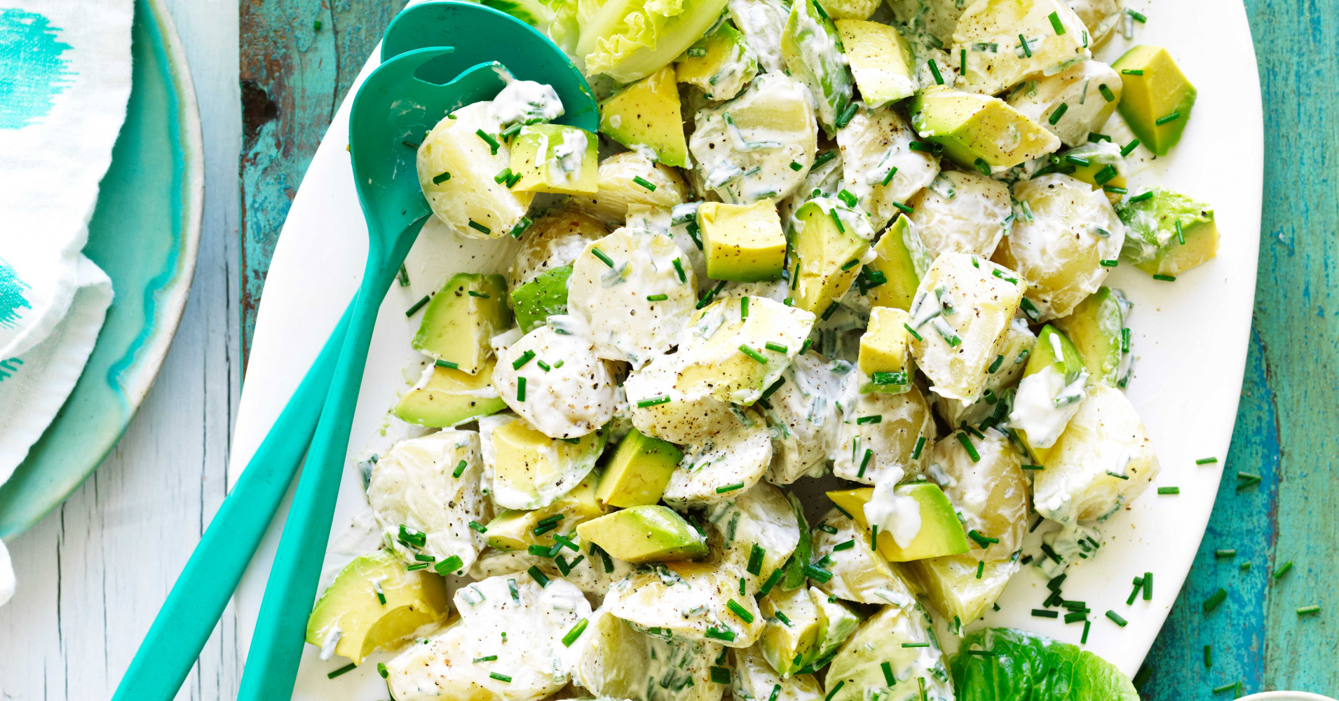 Avocado Potato Salad Recipe | myfoodbook