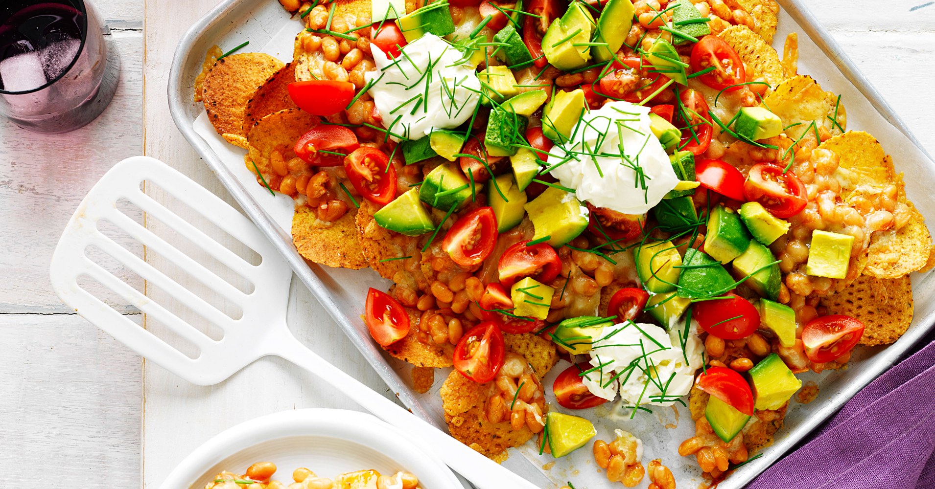 Baked Bean Nachos Recipe myfoodbook