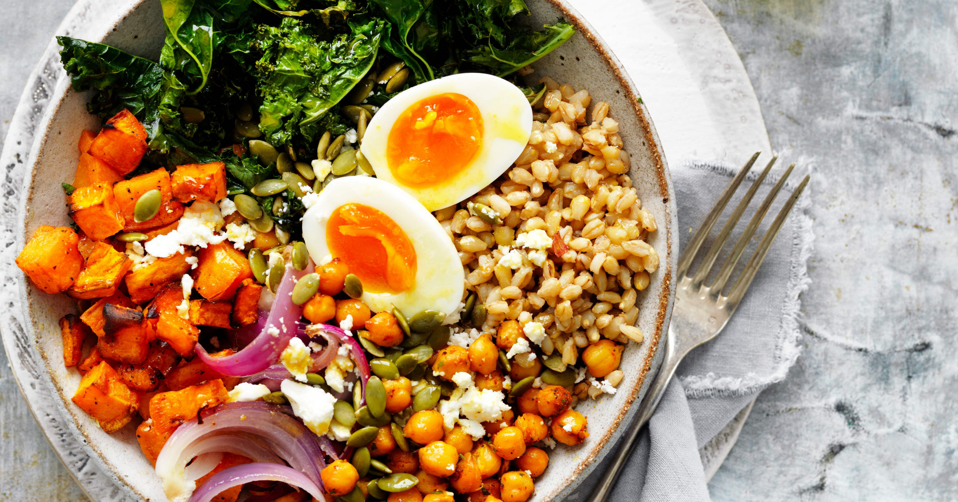 Barley Nourish Bowl with SoftBoiled Egg Recipe myfoodbook How to