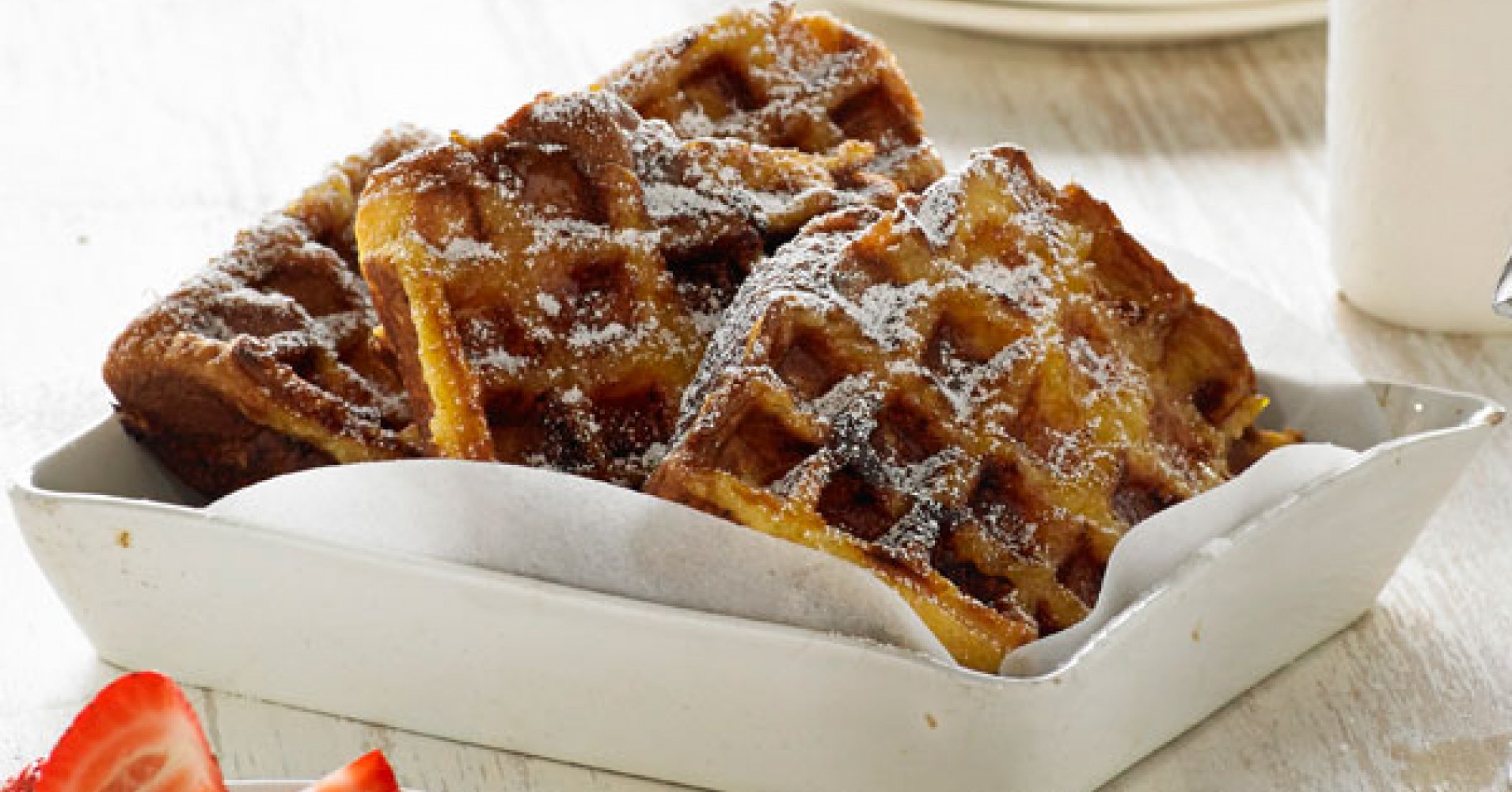 French Brioche with Marmalade Waffle Recipe | myfoodbook