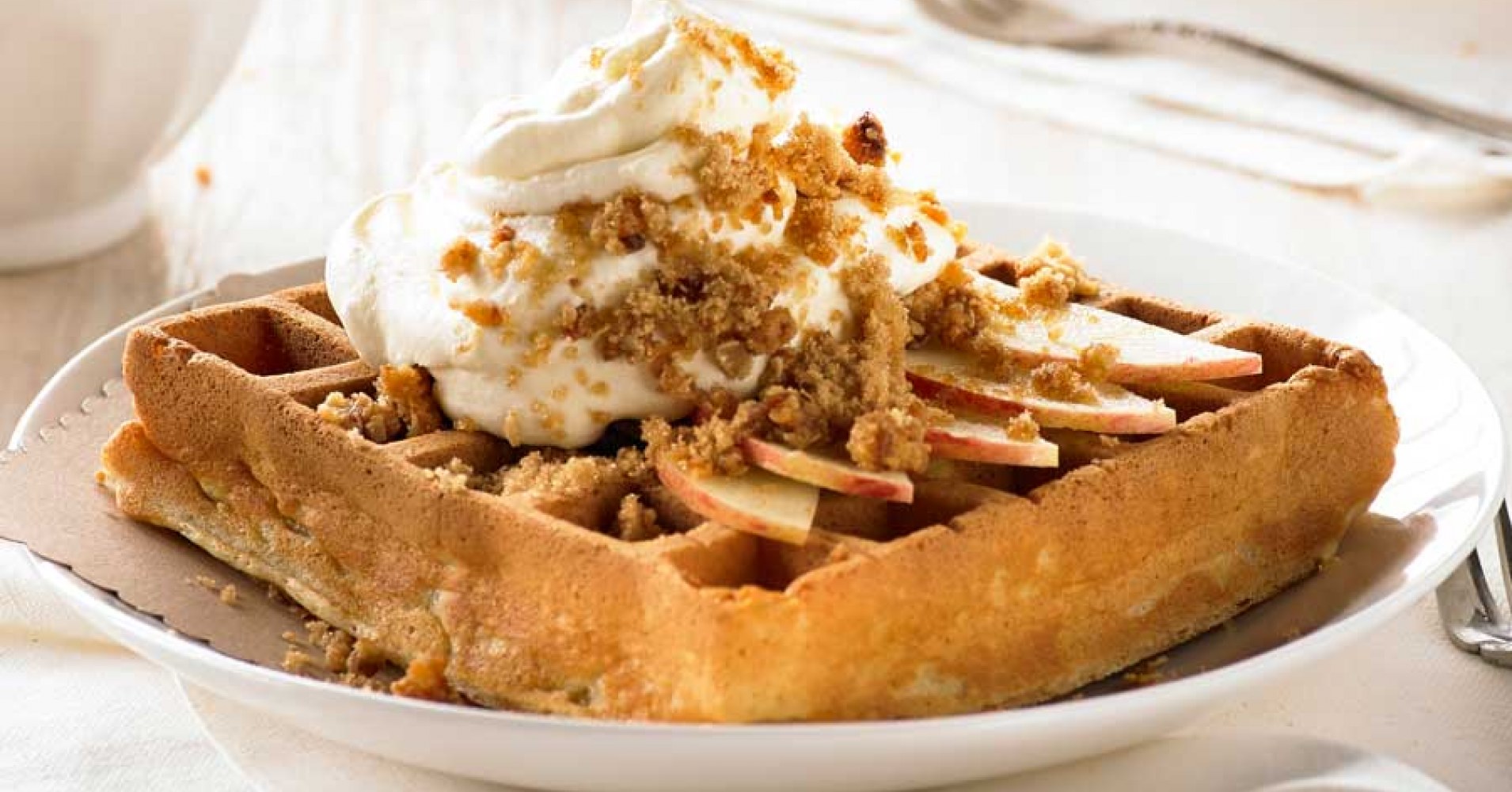 Apple Pie Waffle Recipe | myfoodbook