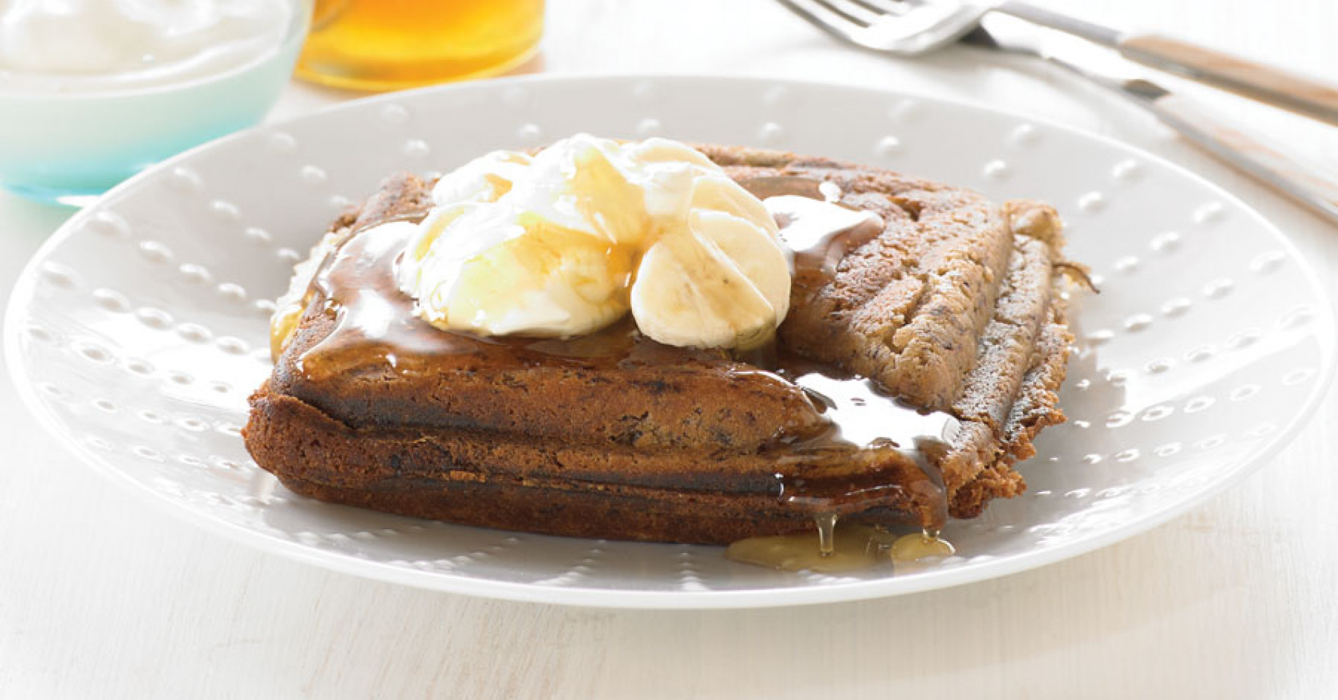 Banana and Ricotta Honey Cream Jaffle Recipe | myfoodbook
