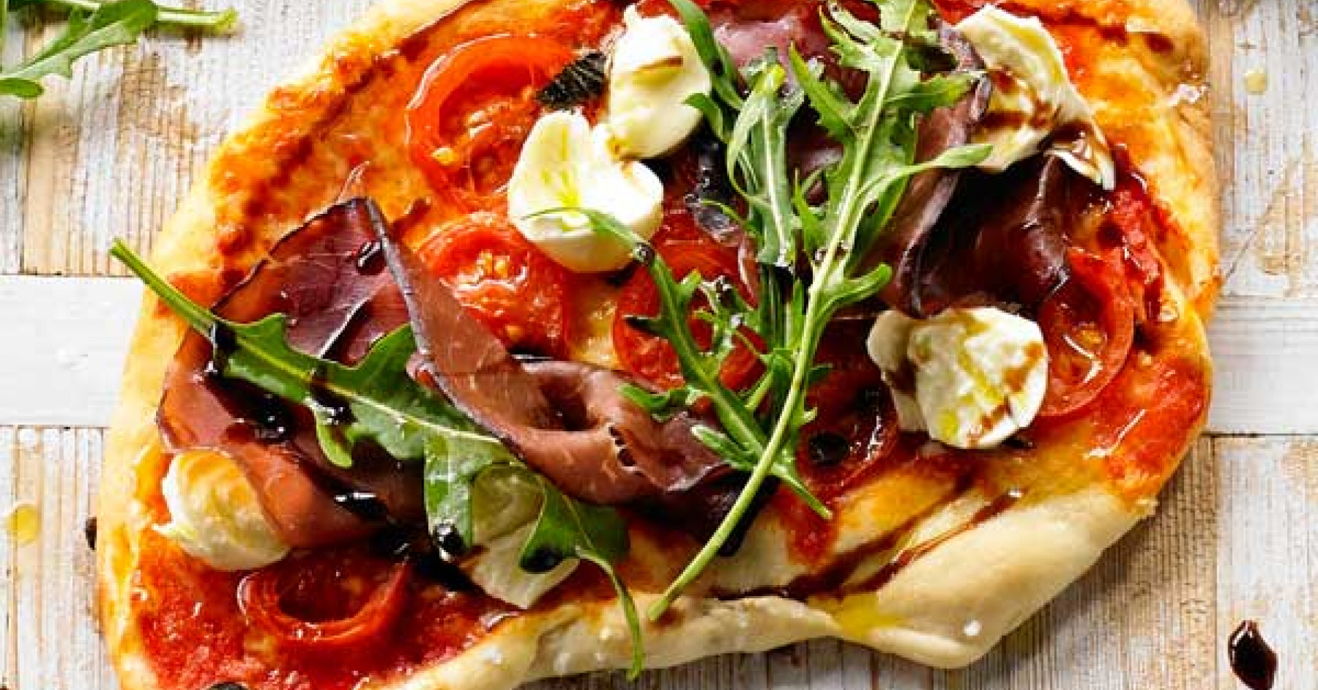 Bresaola & Burrata Pizza Recipe | myfoodbook