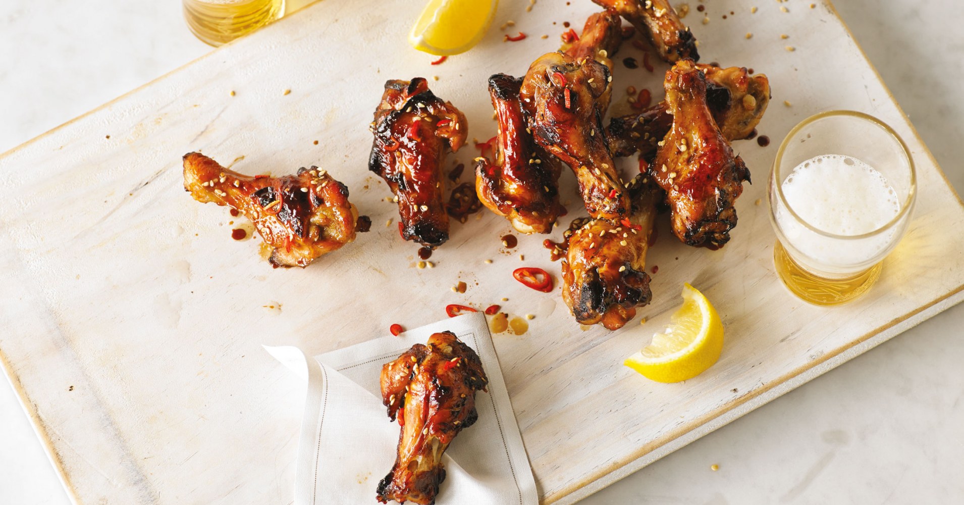 Sweet Soy Chicken Drumsticks Recipe | myfoodbook