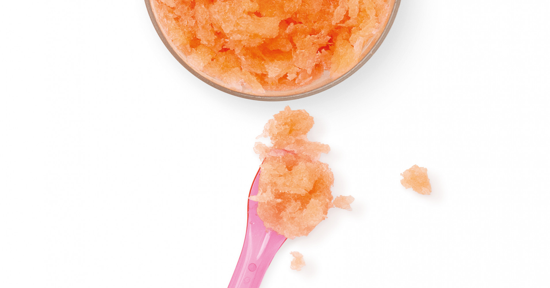 Blood Orange and Rockmelon Granita