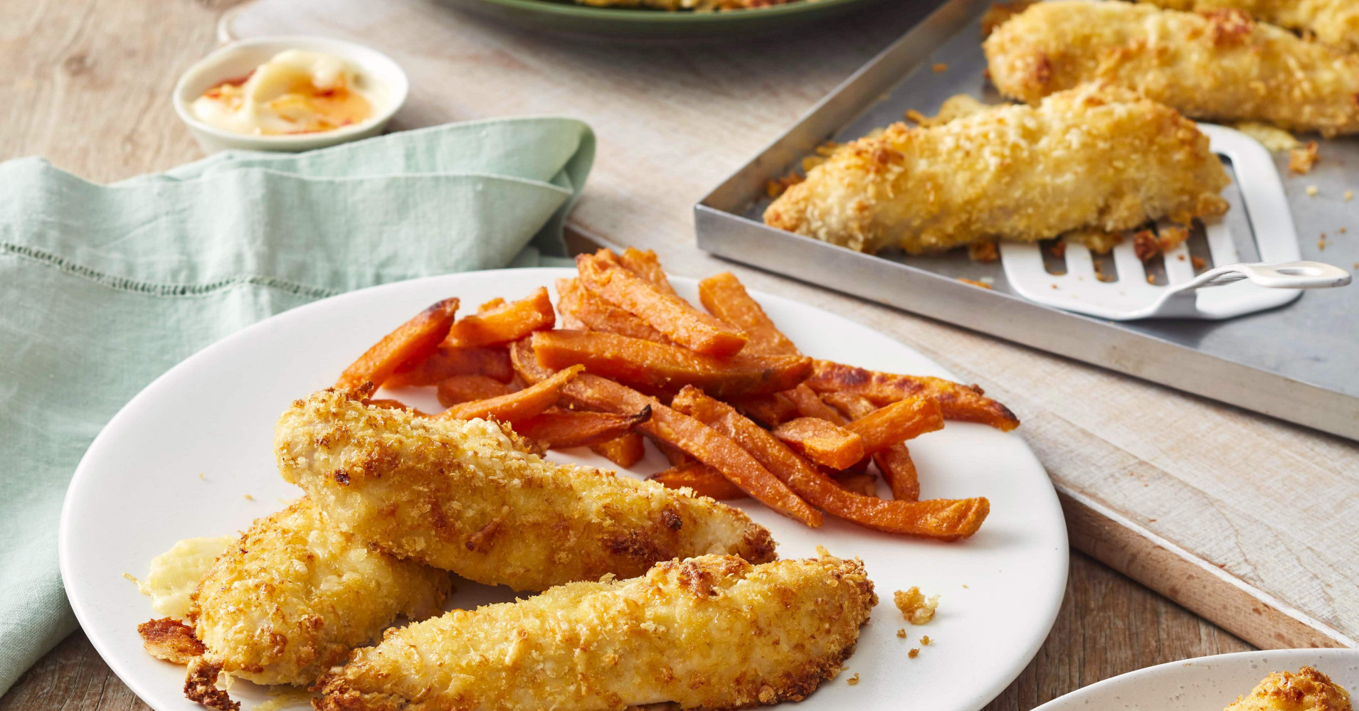 Parmesan Crusted Chicken Tenders Recipe | myfoodbook
