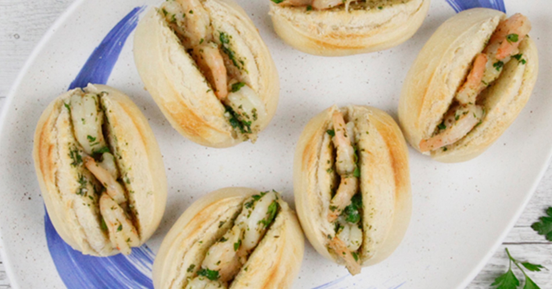 Garlic Prawn Rolls Recipe | myfoodbook