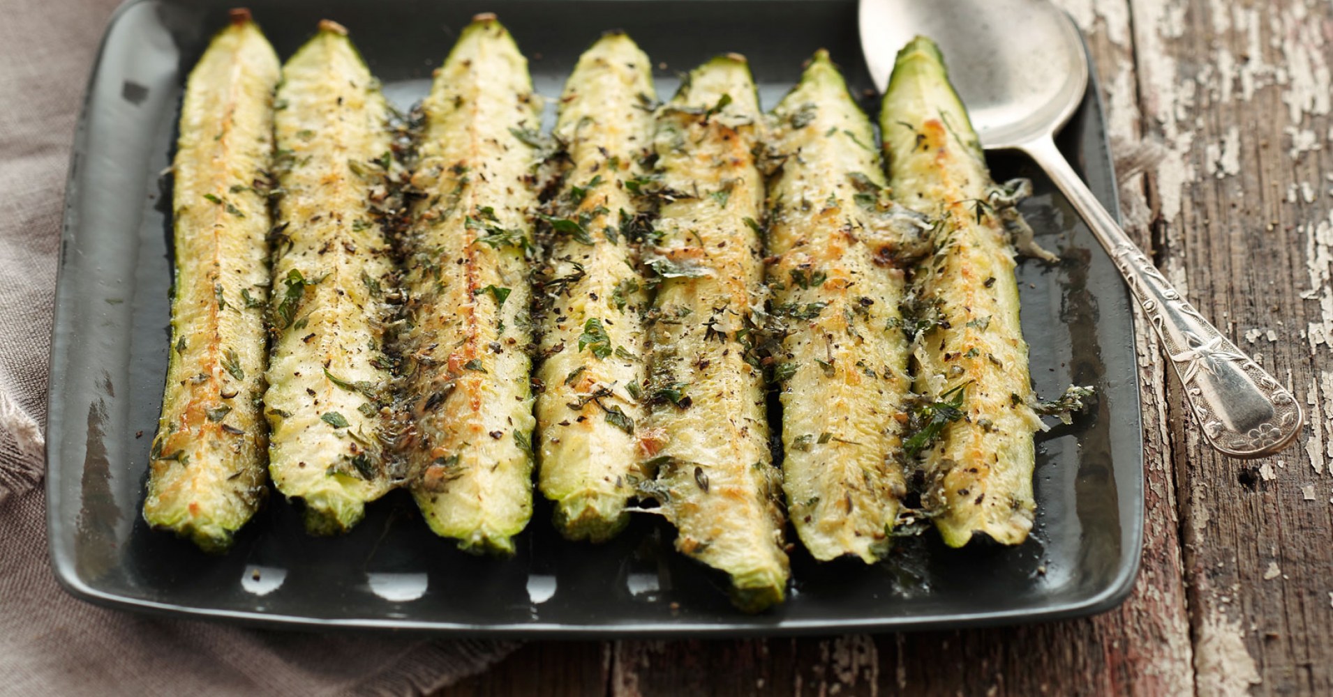 Baked Zucchini Recipe | myfoodbook | Easy zucchini recipes