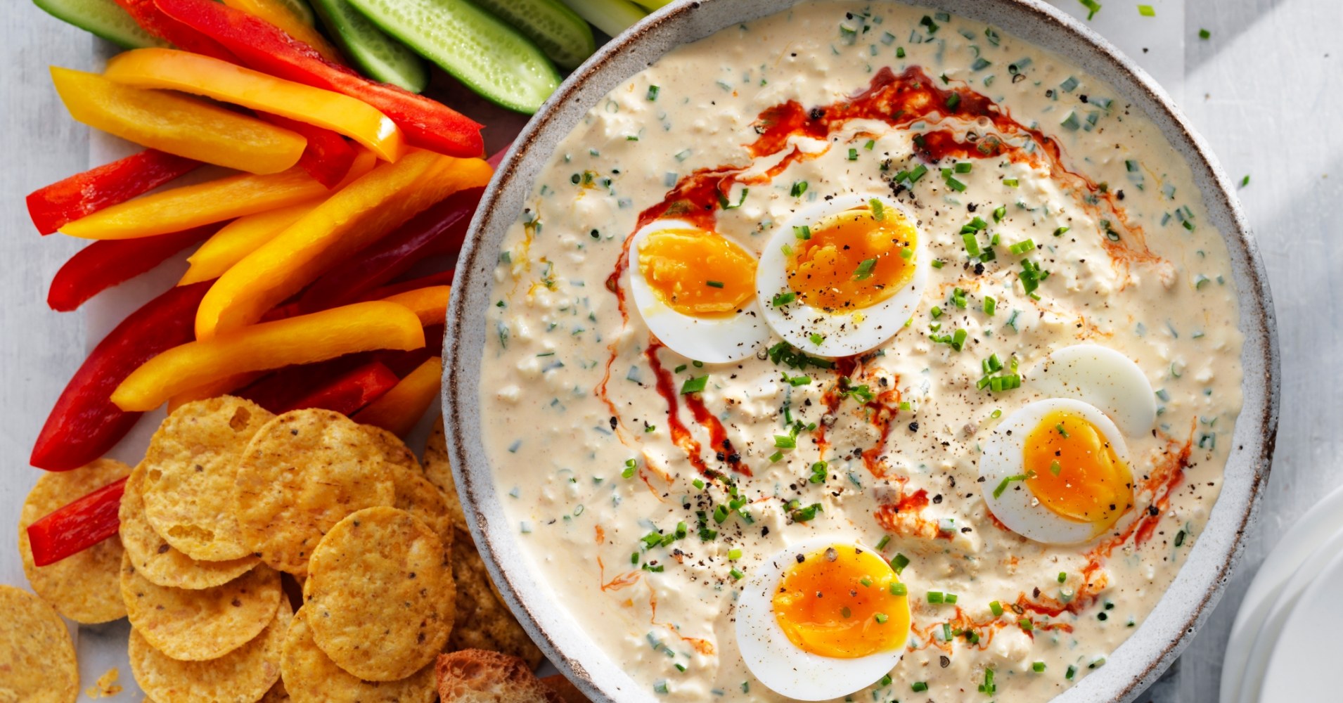 Devilled Egg Dip Recipe | myfoodbook