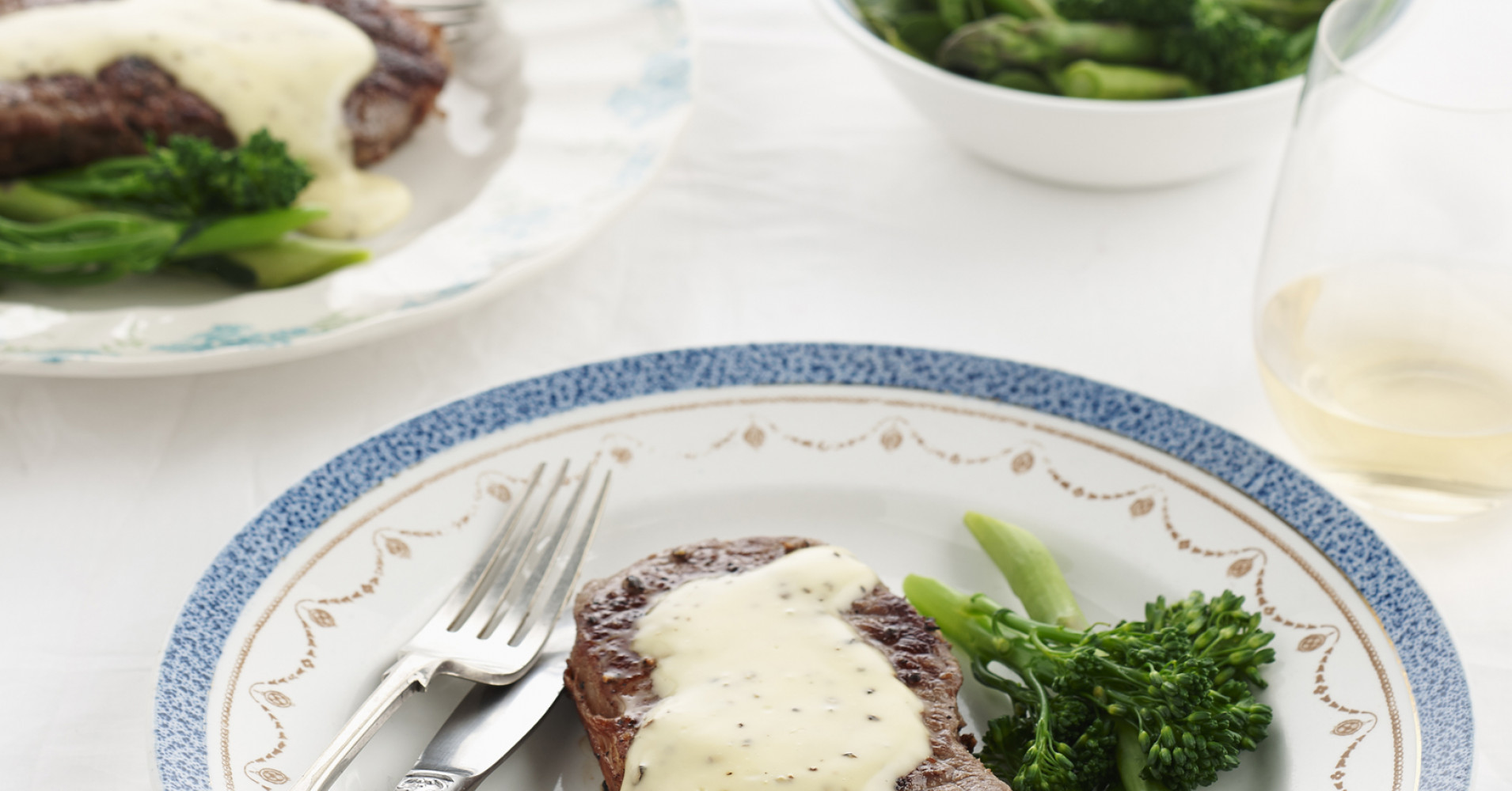 Cheesy Peppercorn Steak Recipe | myfoodbook