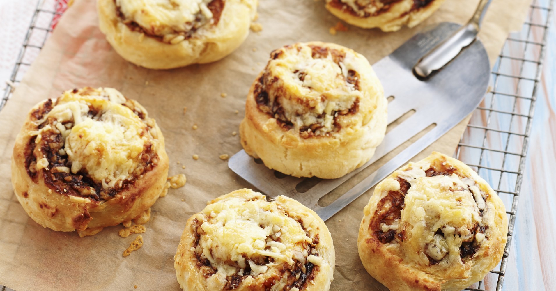 Cheese and Vegemite Scrolls Recipe | myfoodbook | Devondale cheese recipes