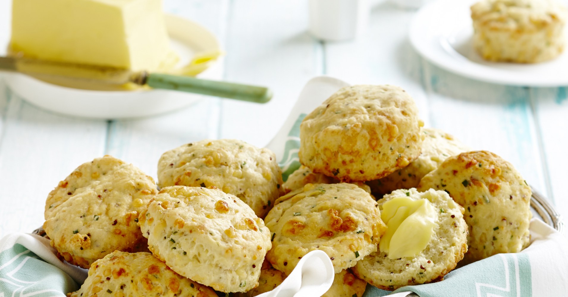 Cheesy Chive and Mustard Scones Recipe | myfoodbook | Devondale Recipes