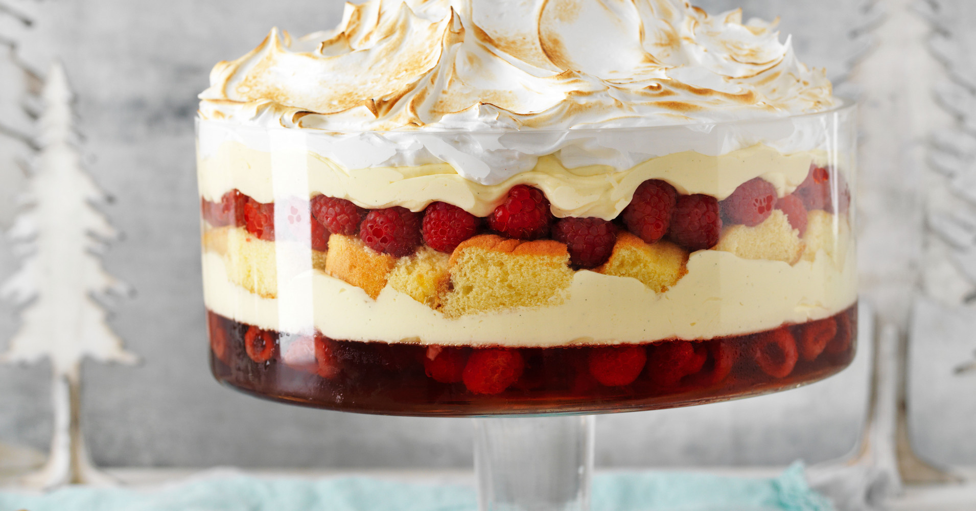 Classic Berry and Custard Trifle Recipe | myfoodbook