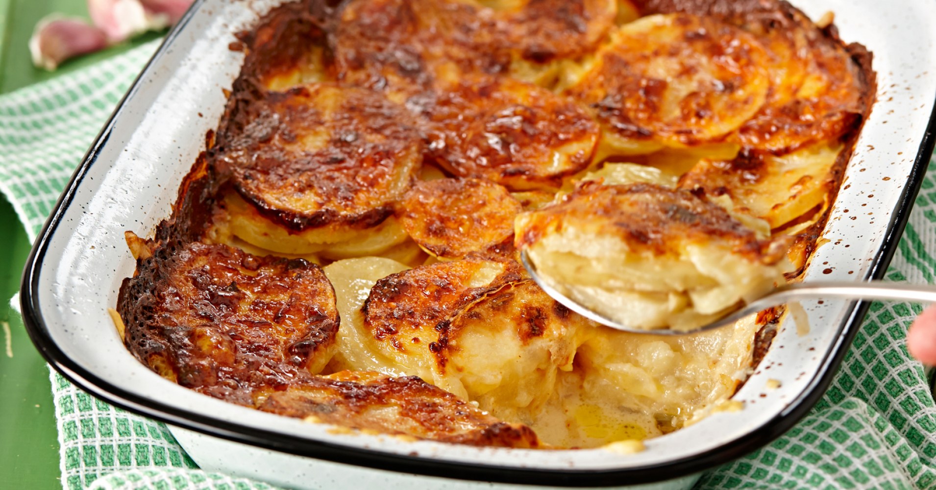 Potato Bake with Creamy Sauce Recipe | myfoodbook