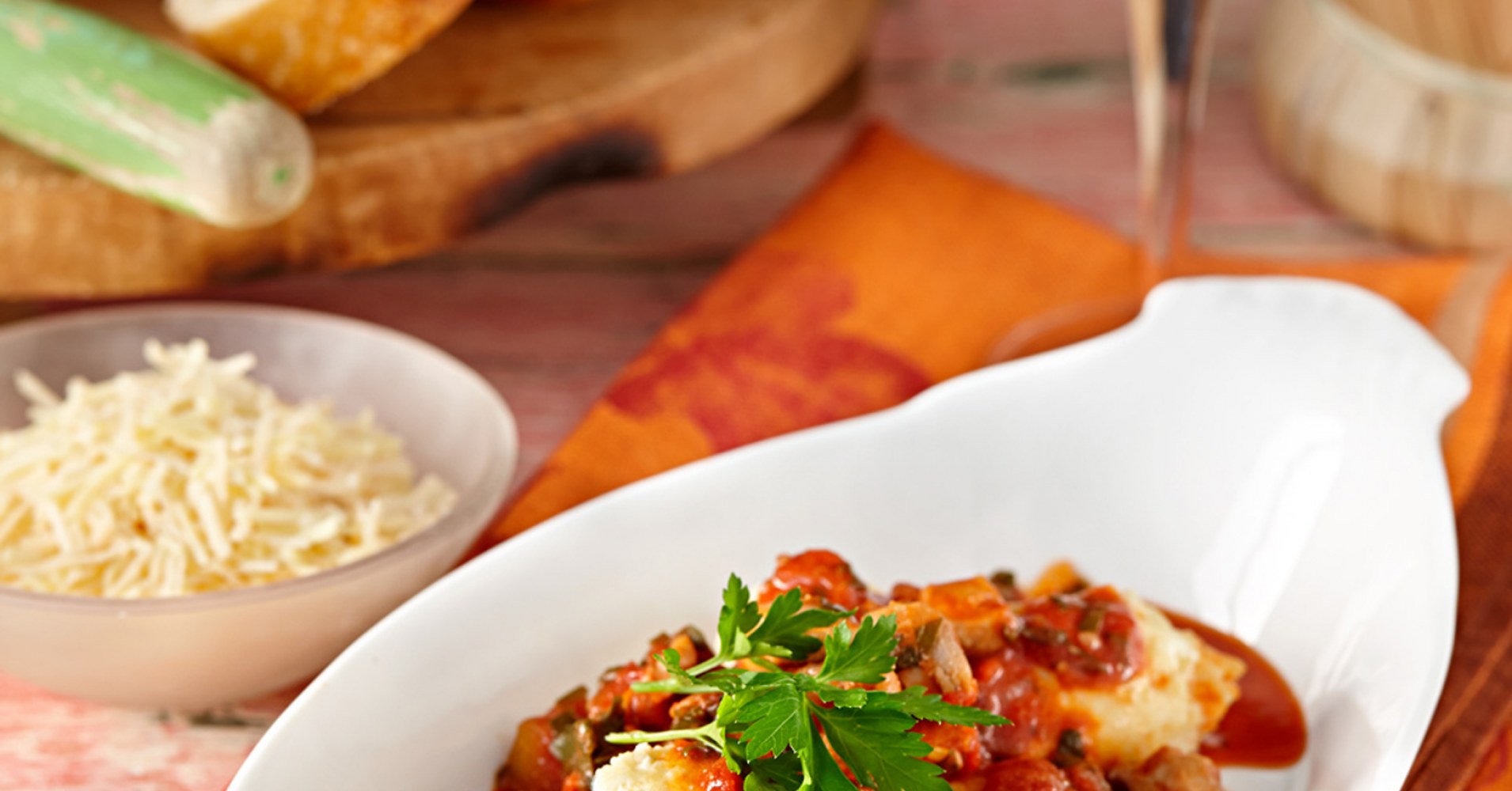 Ricotta Gnudi with Italian Hunter's Chicken Recipe | myfoodbook
