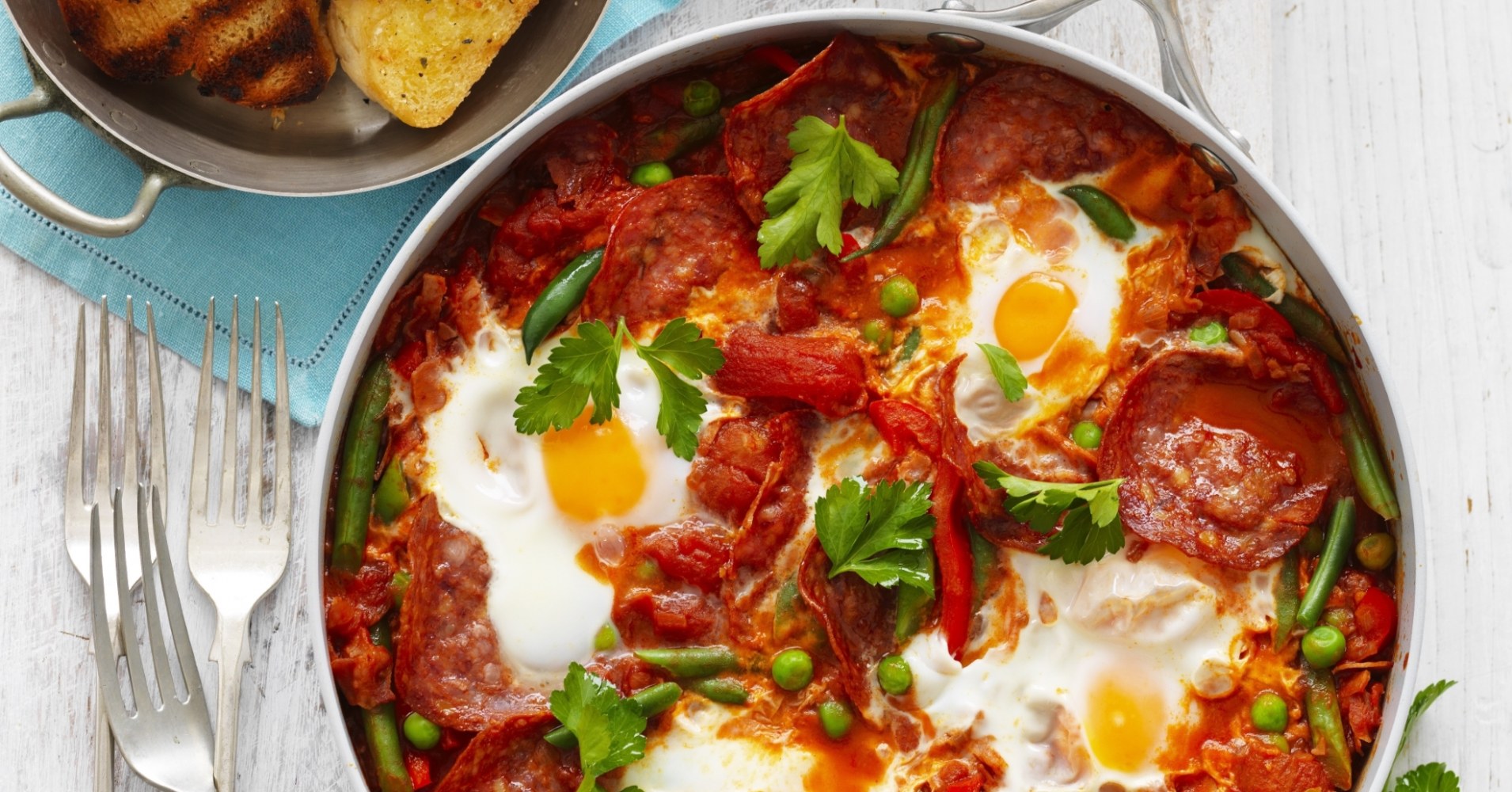 Flamenco Eggs Recipe | myfoodbook