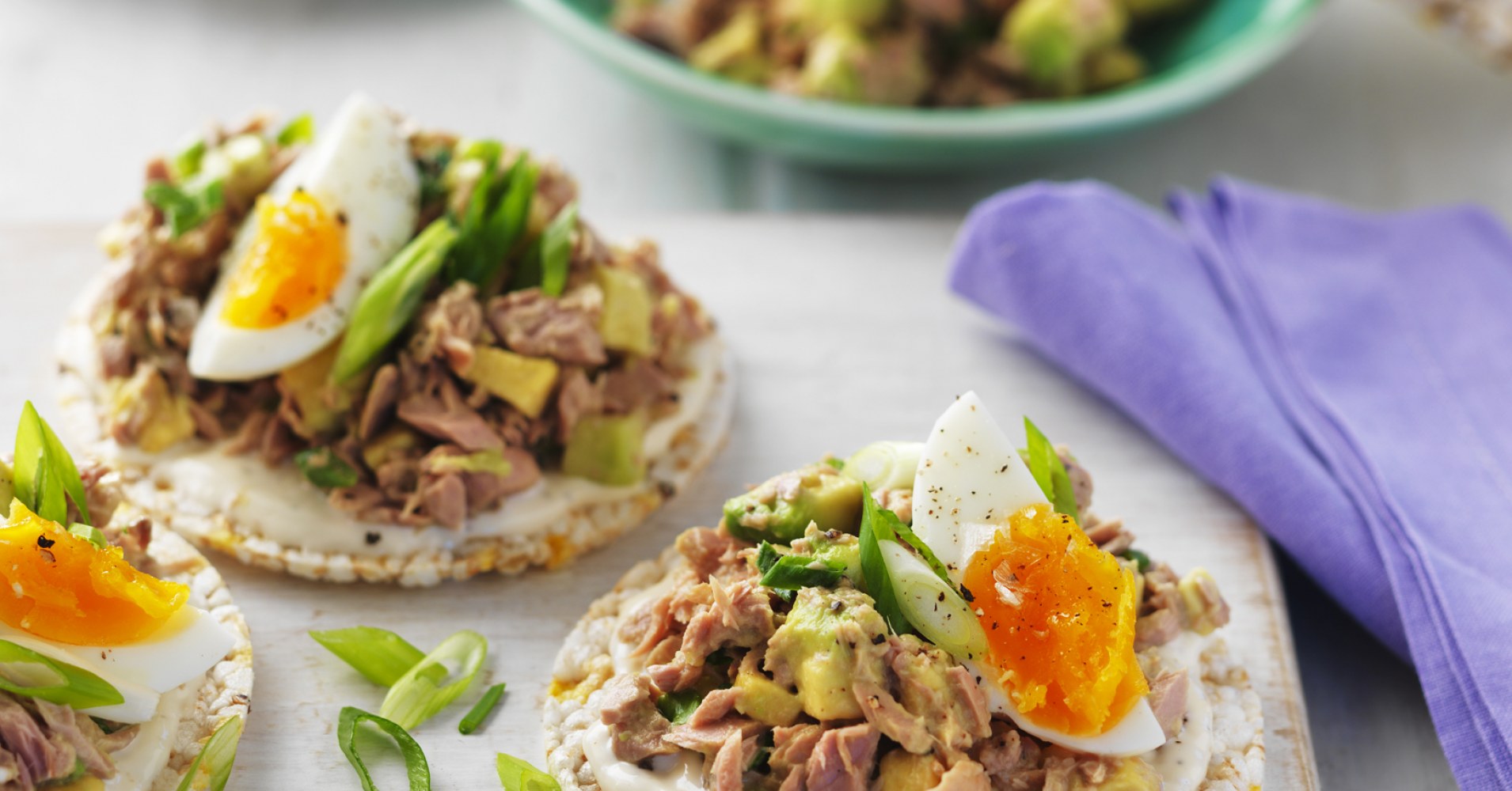 Tuna, Avocado and Egg Salad Recipe | myfoodbook