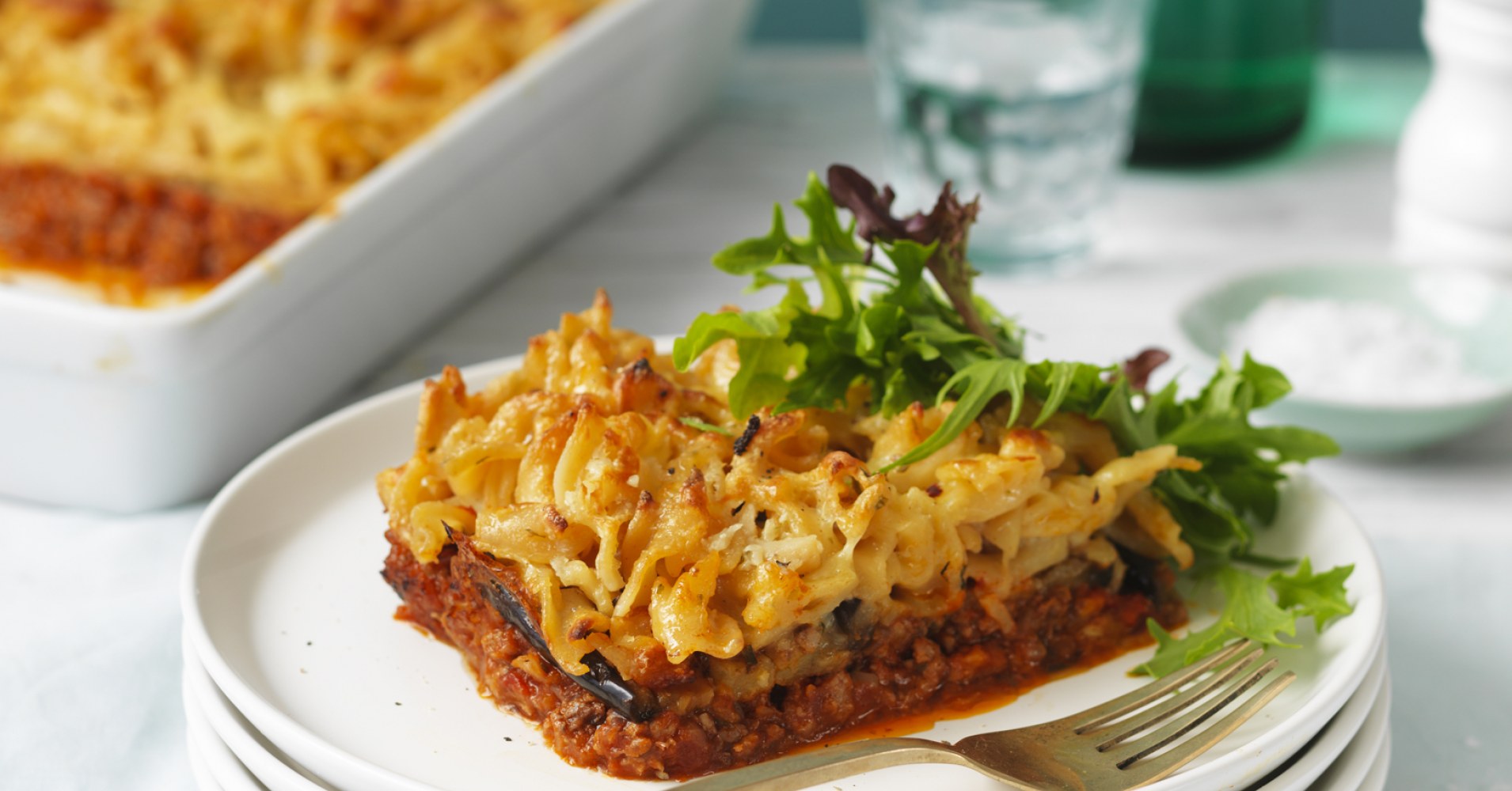 Lamb, Rosemary and Eggplant Pastitsio Recipe | myfoodbook
